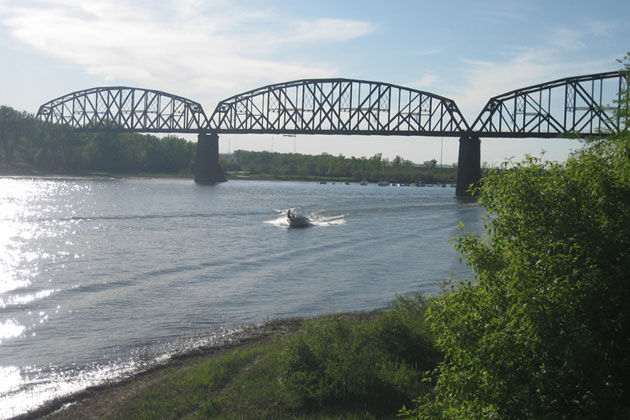 Missouri River at Bismarck